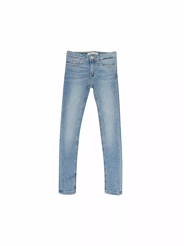 CALVIN KLEIN | Mädchen Jeans Super Skinny Fit  | blau