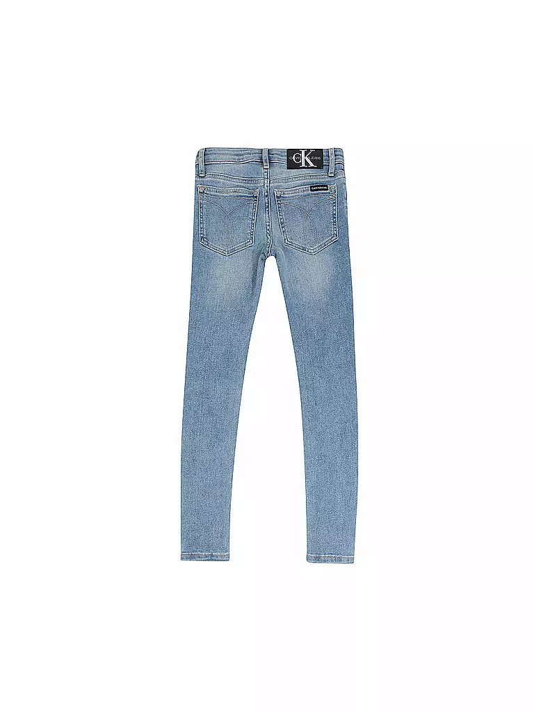 CALVIN KLEIN | Mädchen Jeans Super Skinny Fit  | blau