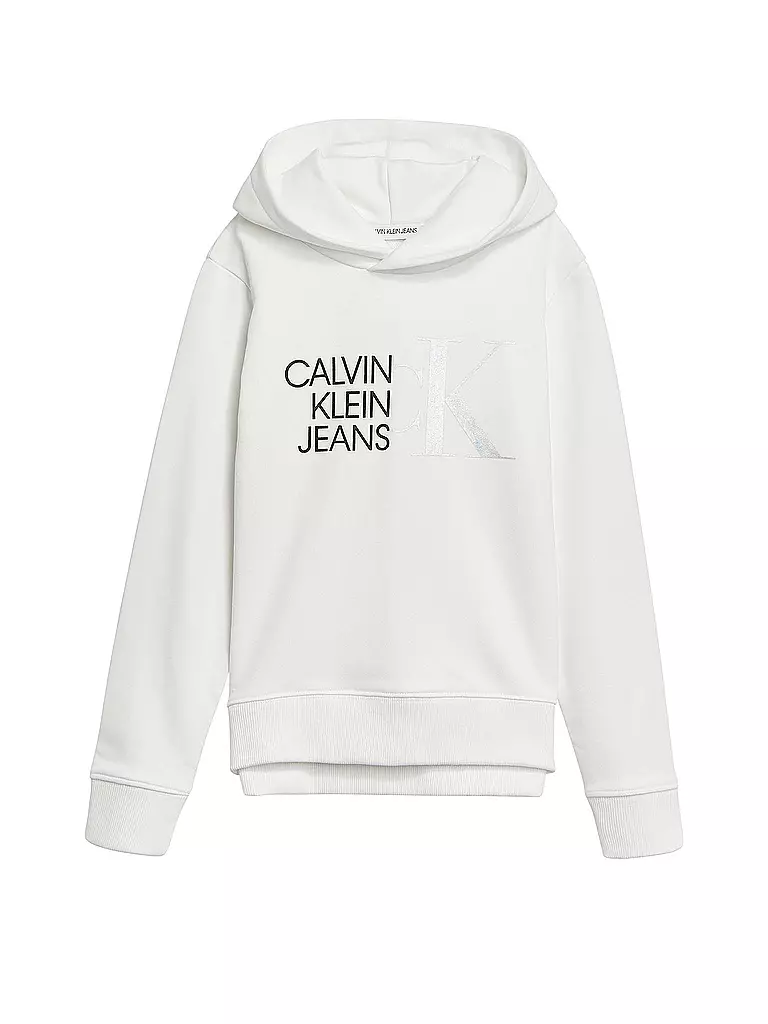 CALVIN KLEIN | Mädchen Kapuzensweater | weiß