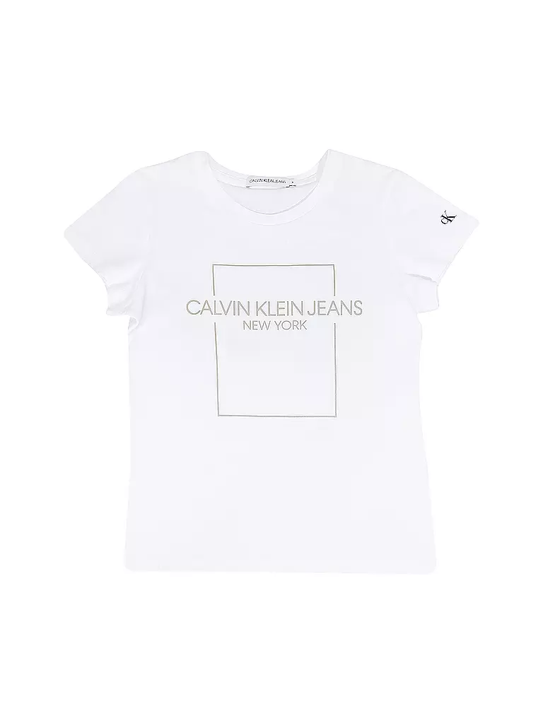 CALVIN KLEIN | Mädchen T-Shirt | weiß