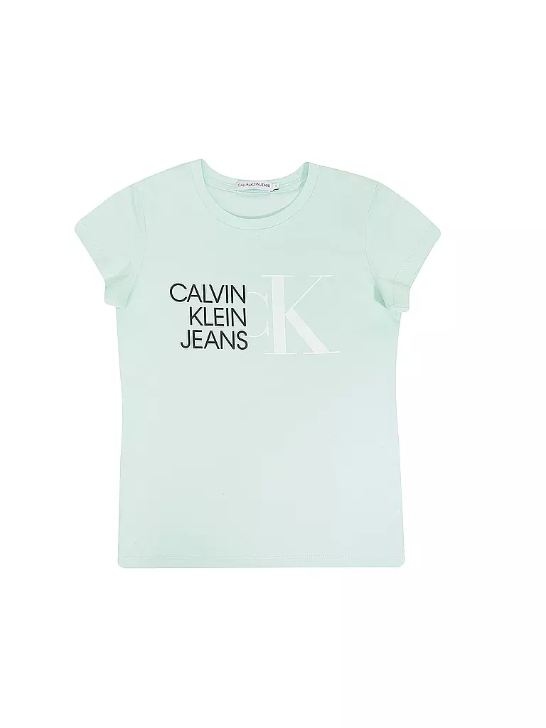 CALVIN KLEIN | Mädchen T-Shirt | türkis
