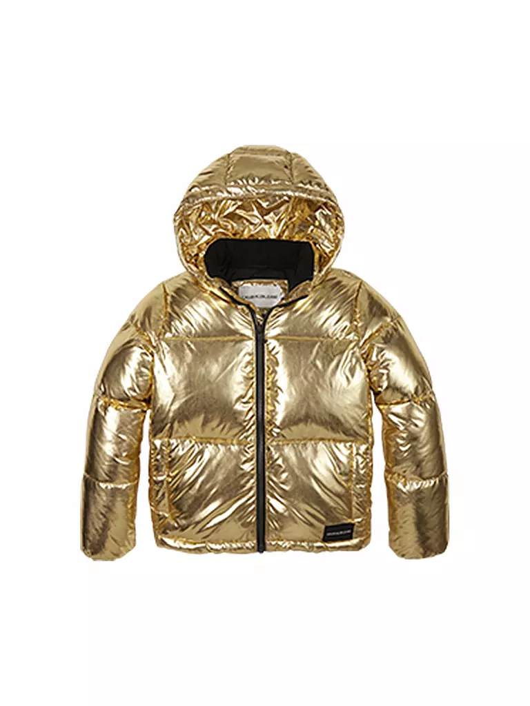 CALVIN KLEIN | Mädchen-Steppjacke | gold