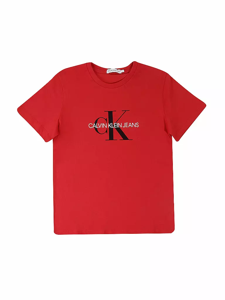 CALVIN KLEIN | Mädchen-T-Shirt  | rot