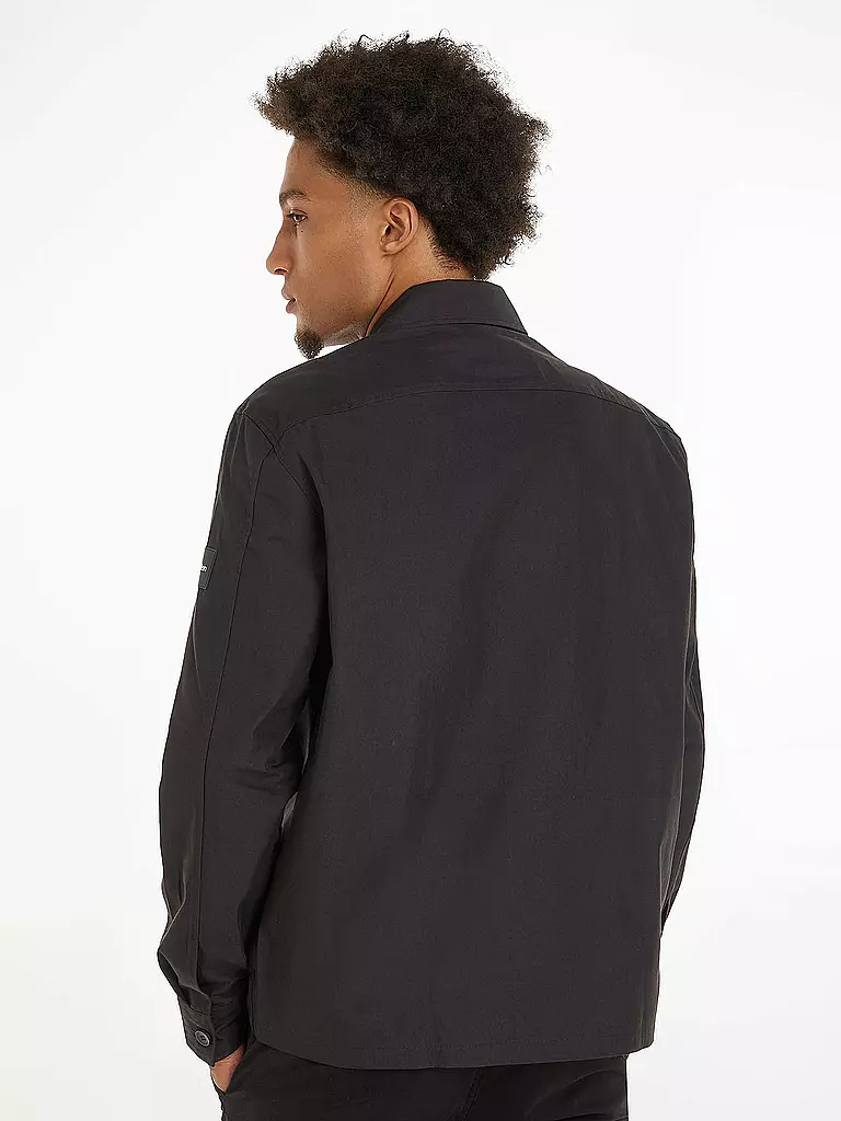 CALVIN KLEIN | Overshirt  | schwarz