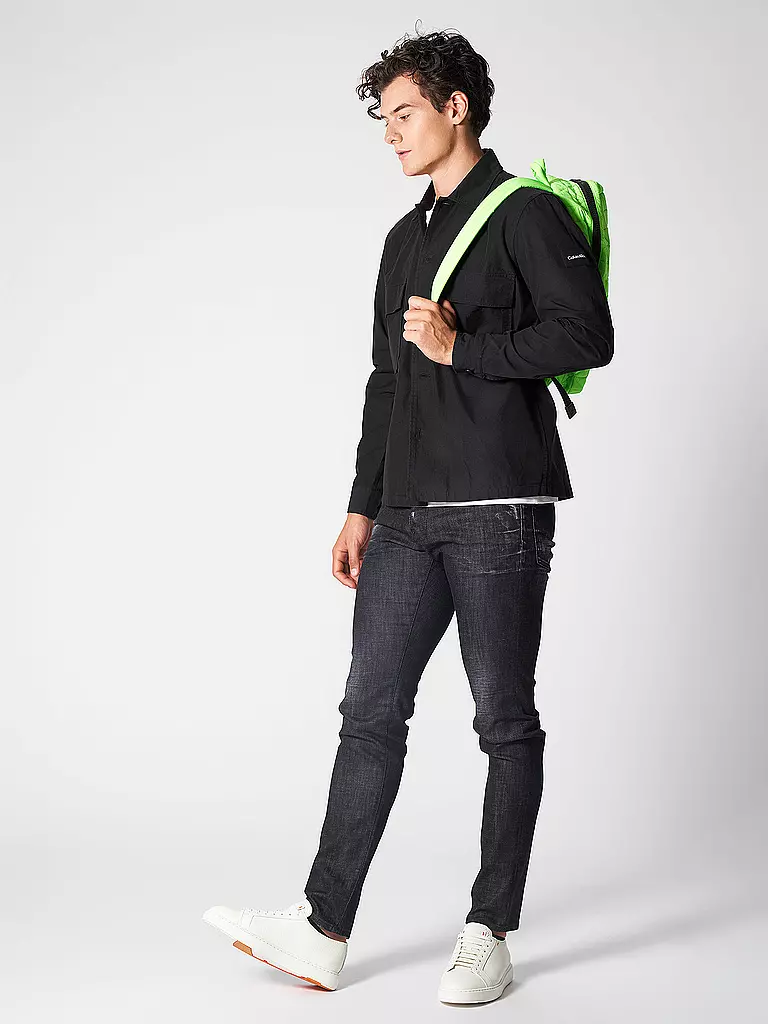 CALVIN KLEIN | Overshirt  | schwarz