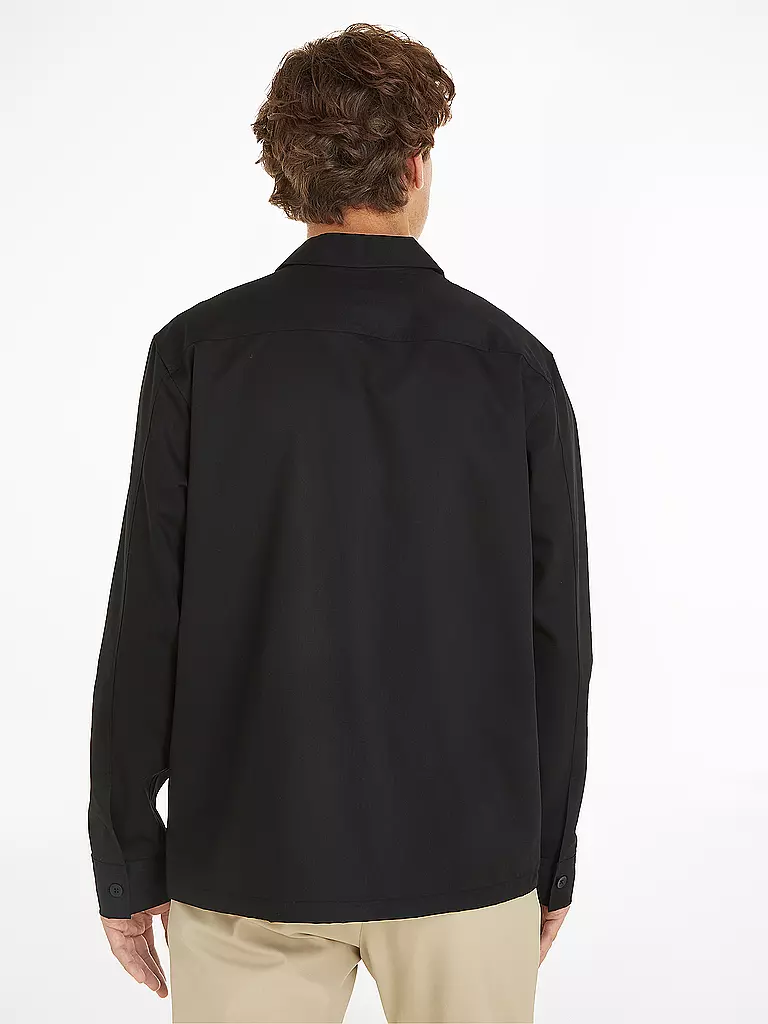 CALVIN KLEIN | Overshirt | schwarz