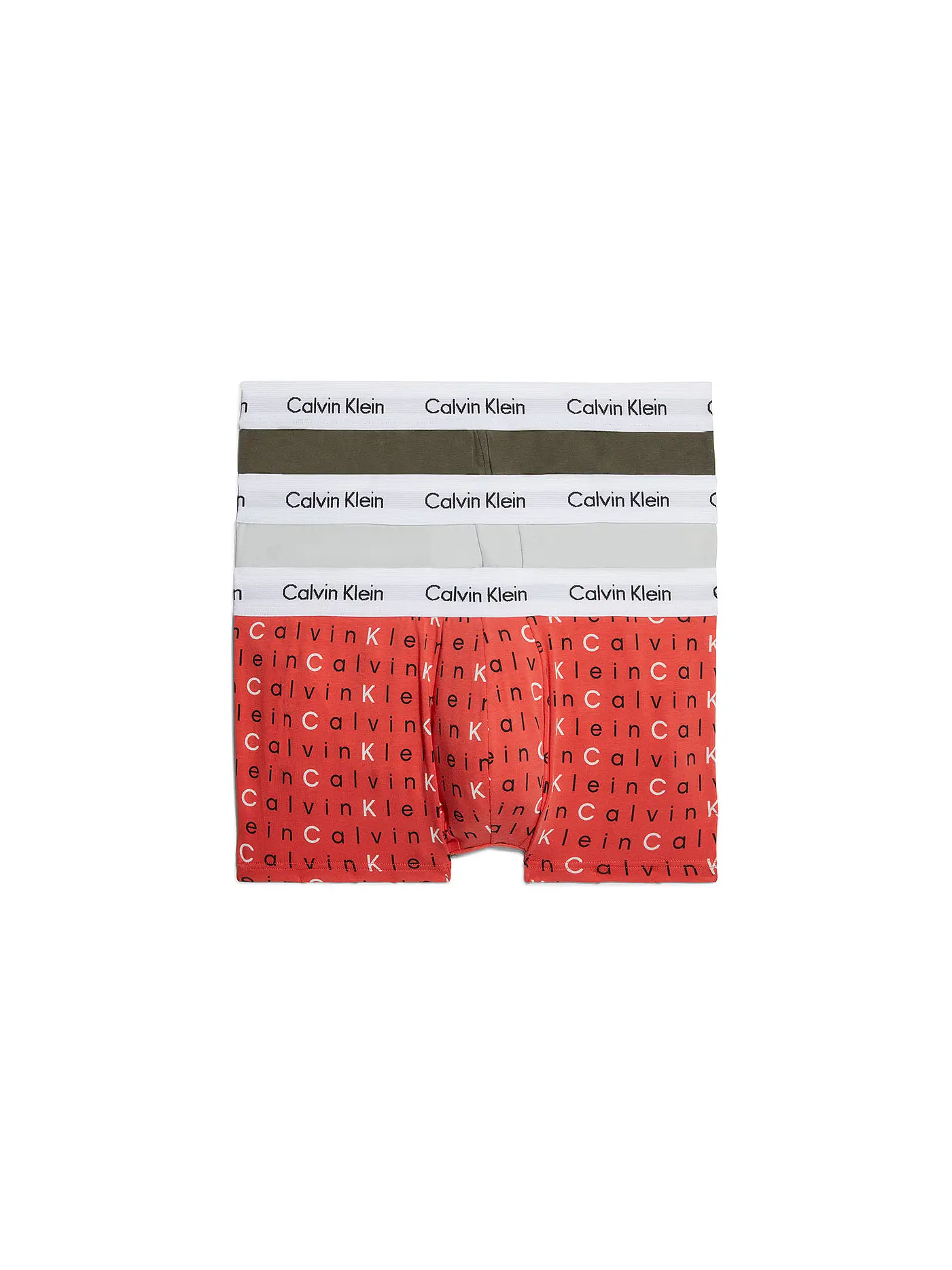CALVIN KLEIN | Pants 3-er Pkg black | bunt