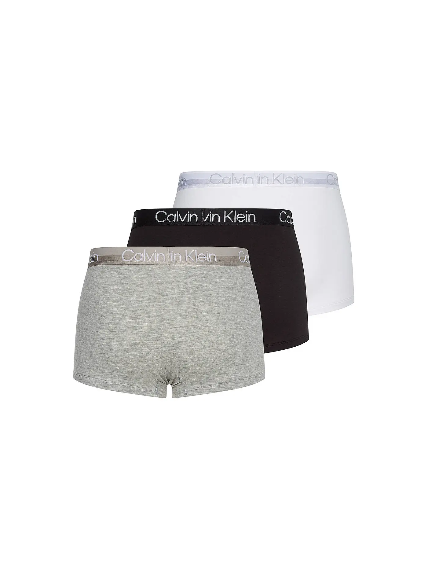CALVIN KLEIN | Pants 3er Pkg schwarz grau weiss | schwarz