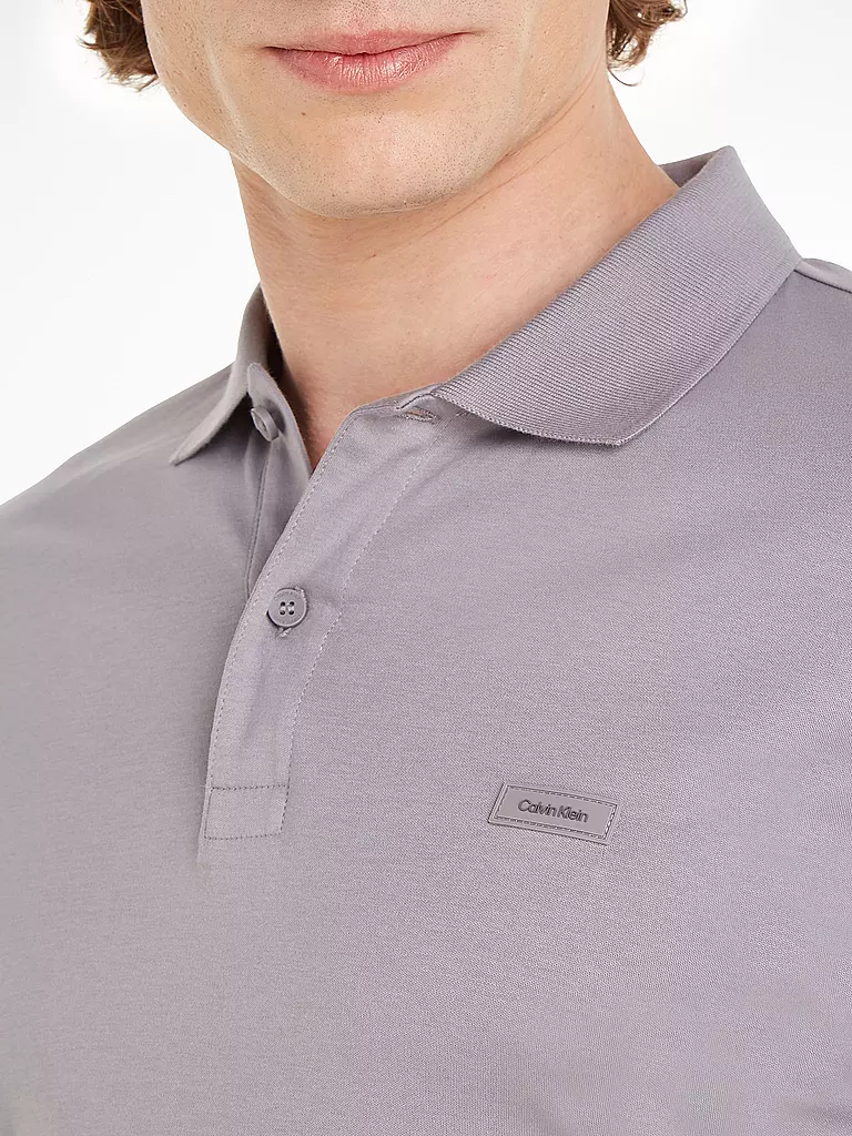 CALVIN KLEIN | Poloshirt  | grau