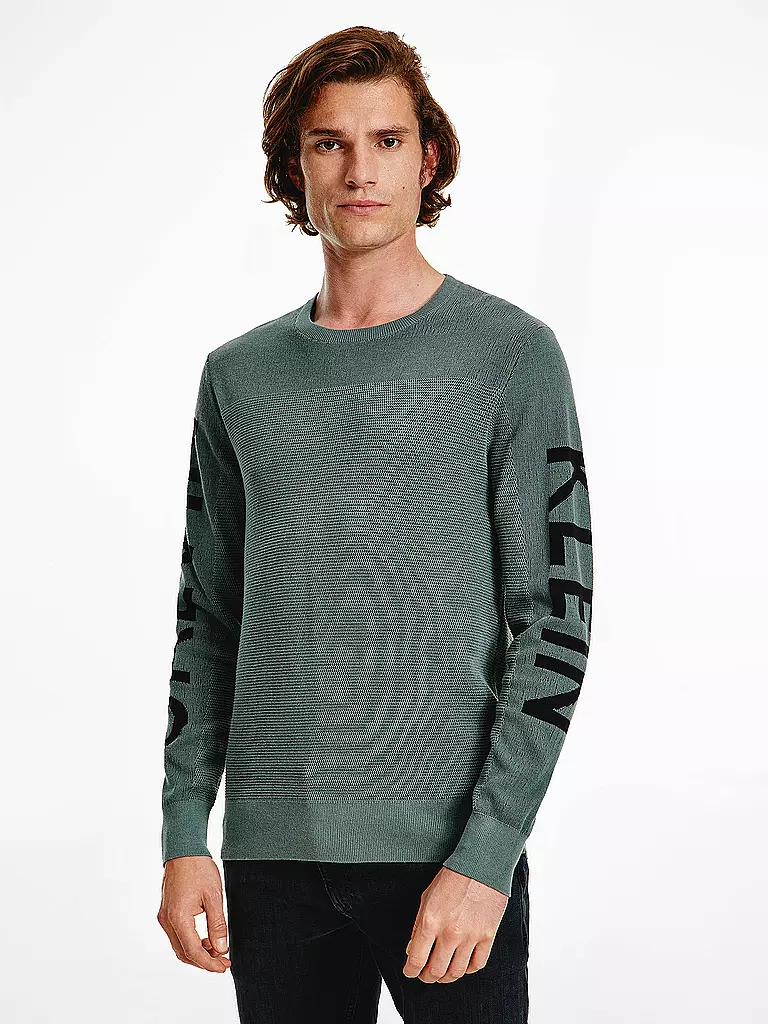 CALVIN KLEIN | Pullover | grün