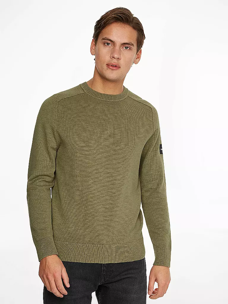 CALVIN KLEIN | Pullover | grün