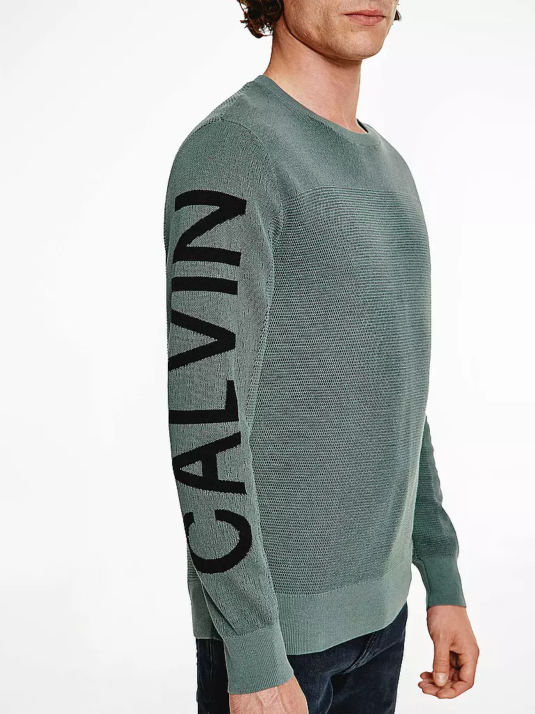 CALVIN KLEIN | Pullover | grün