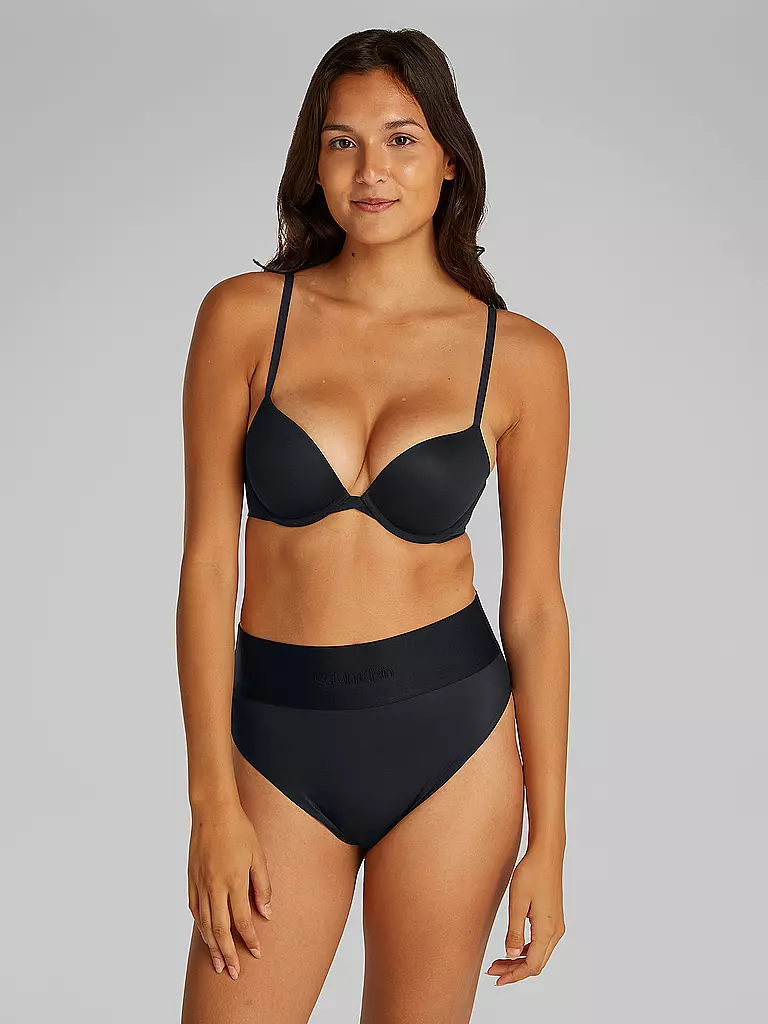 CALVIN KLEIN | Push Up BH black | beige