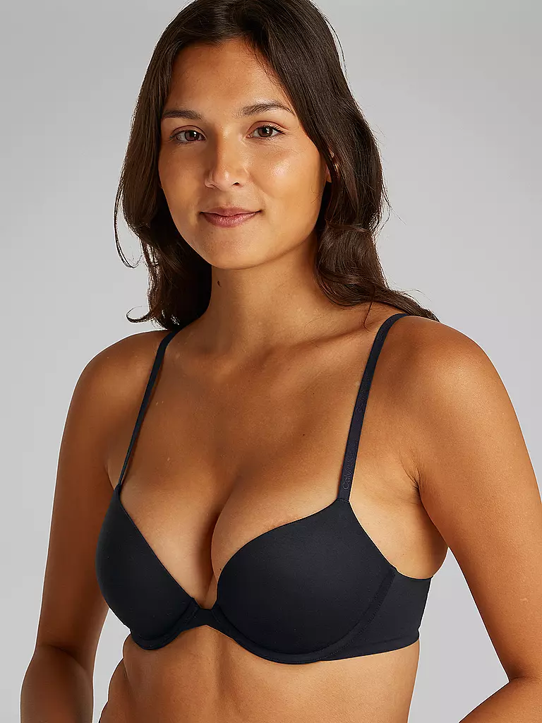 CALVIN KLEIN | Push Up BH black | beige