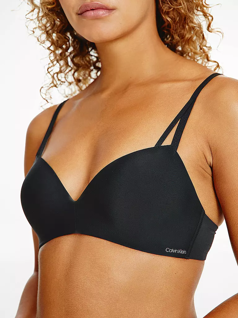 CALVIN KLEIN | Push Up BH ohne Bügel Seductive Comfort black | schwarz