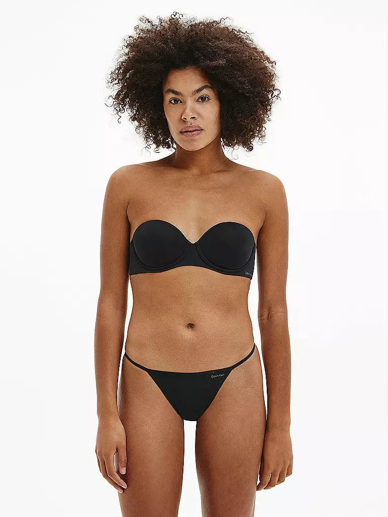 CALVIN KLEIN | Push Up BH Strapless black | schwarz