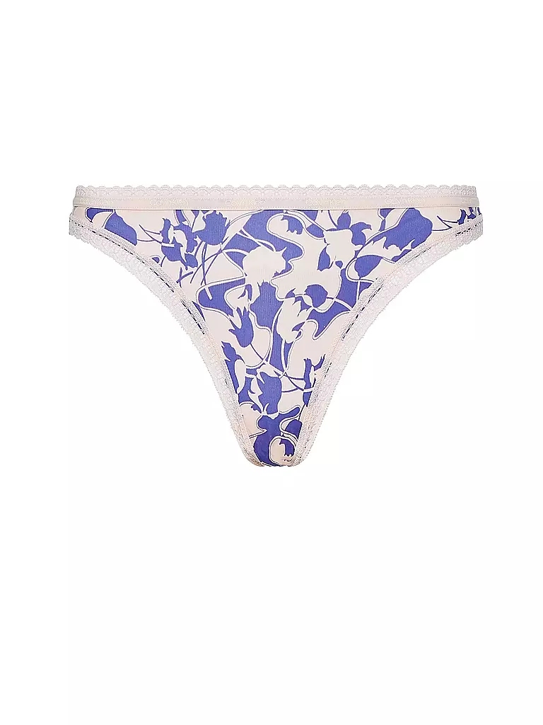 CALVIN KLEIN | Slip Bottoms Up floral purple | blau