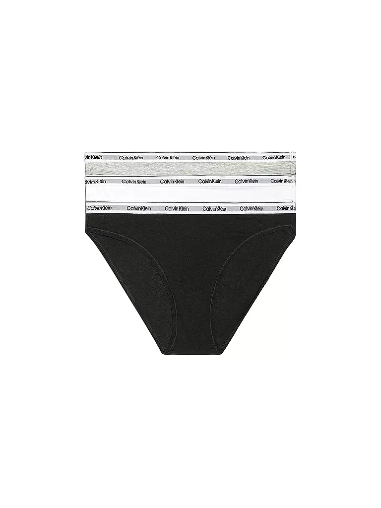 CALVIN KLEIN | Slips 3er Pkg. multi  | grau