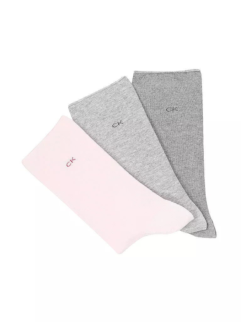 CALVIN KLEIN | Socken 3-er Pkg pink | bunt