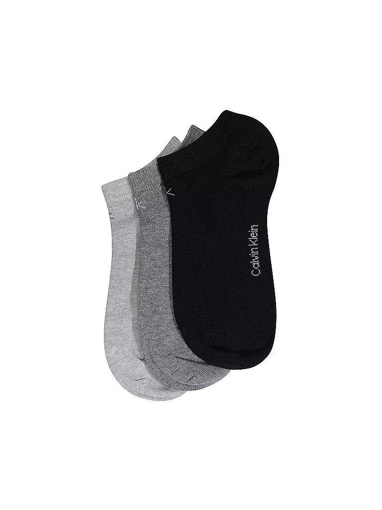 CALVIN KLEIN | Socken 3er Pkg grey melange | grau