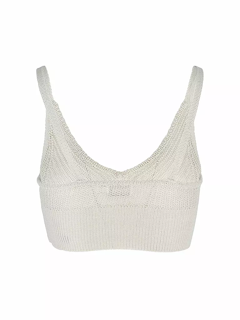 CALVIN KLEIN | Stricktop Cropped Fit | beige