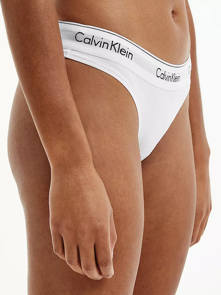 CALVIN KLEIN | String "Modern Cotton" (Weiss) | weiss