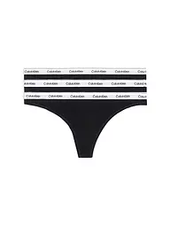CALVIN KLEIN | String 3er Pack multi | schwarz