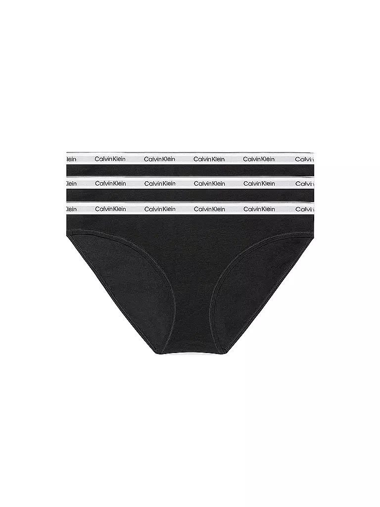 CALVIN KLEIN | String 3er Pack multi | schwarz