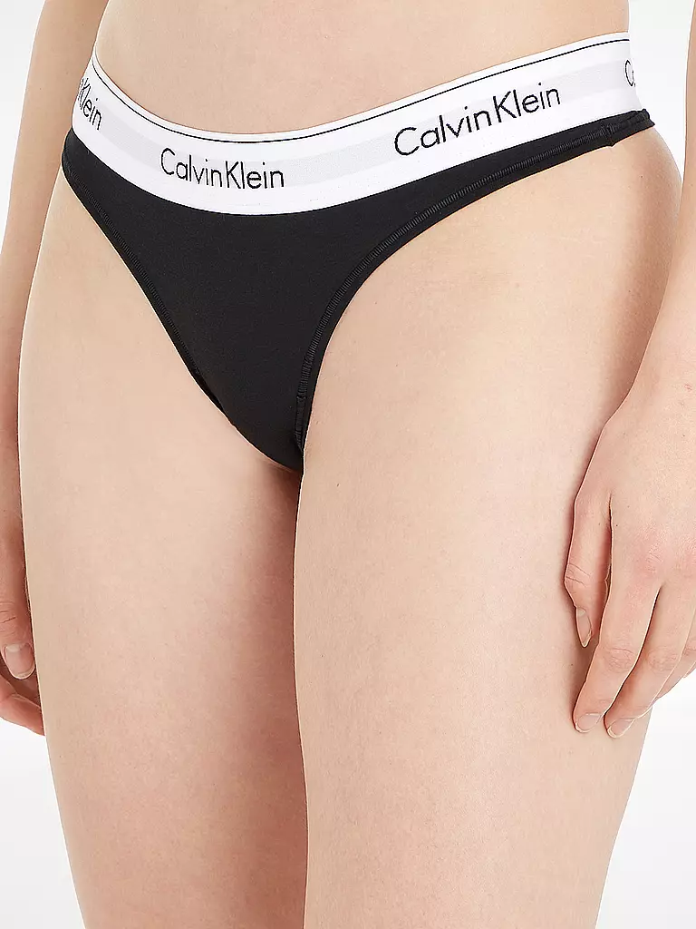 CALVIN KLEIN | String MODERN COTTON black | rosa