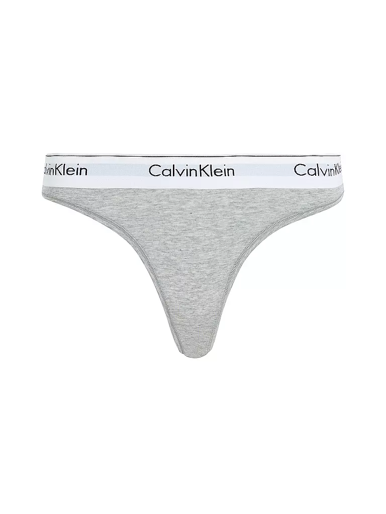 CALVIN KLEIN | String MODERN COTTON grey heather | grau