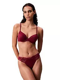 CALVIN KLEIN | String red | dunkelrot