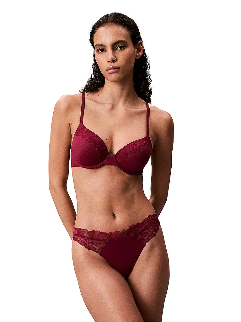 CALVIN KLEIN | String red | dunkelrot