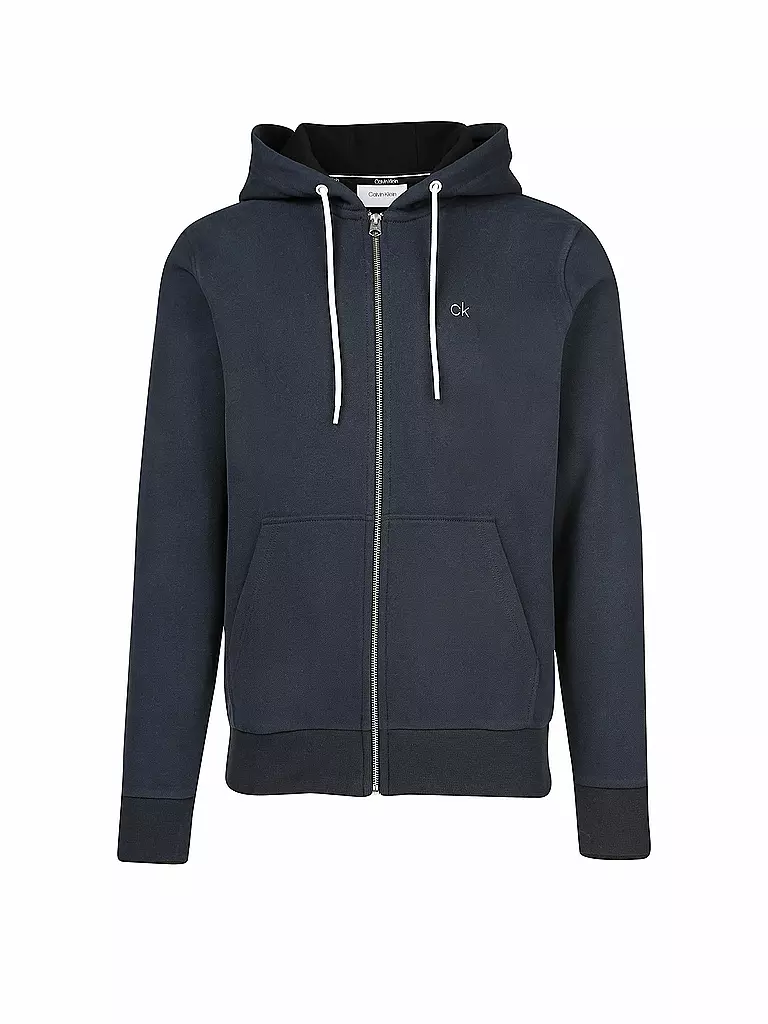 CALVIN KLEIN | Sweat-Jacke "Carbon Brush" | blau