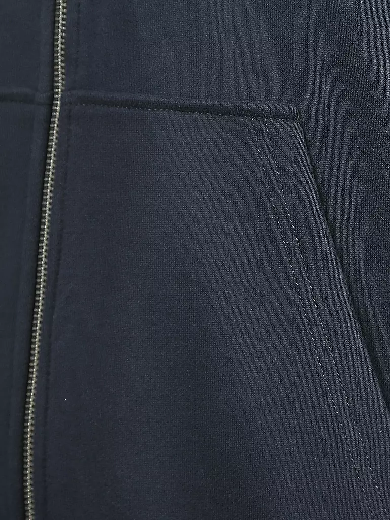 CALVIN KLEIN | Sweat-Jacke "Carbon Brush" | blau