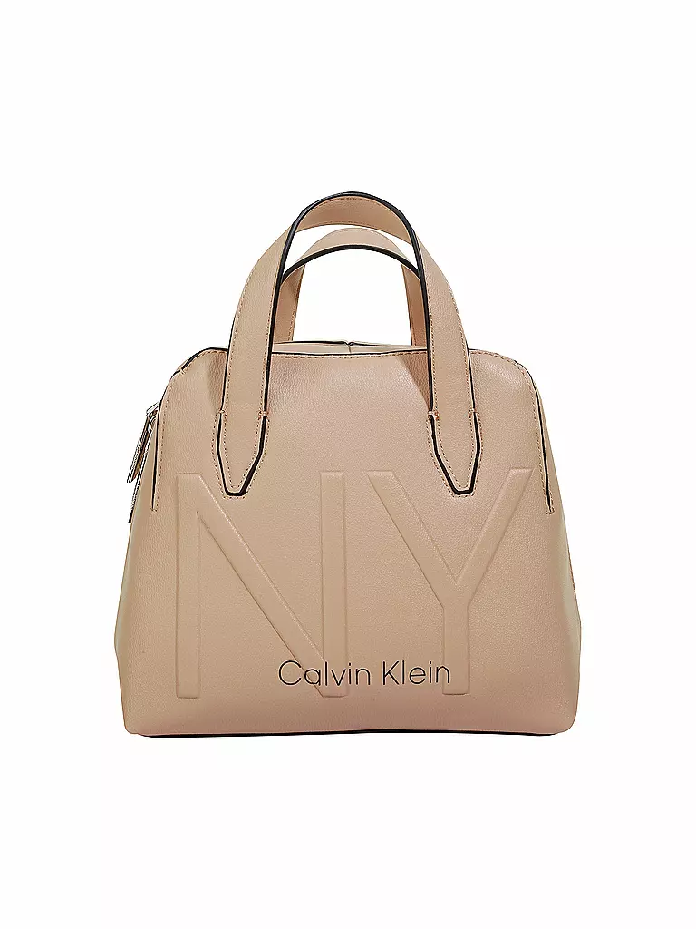 CALVIN KLEIN | Tasche - Henkeltasche "Shaped Duffle" | beige