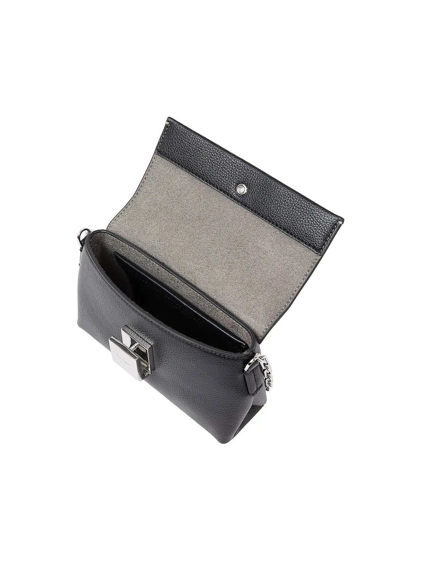 CALVIN KLEIN | Tasche - Mini Bag CK PLAQUE | schwarz