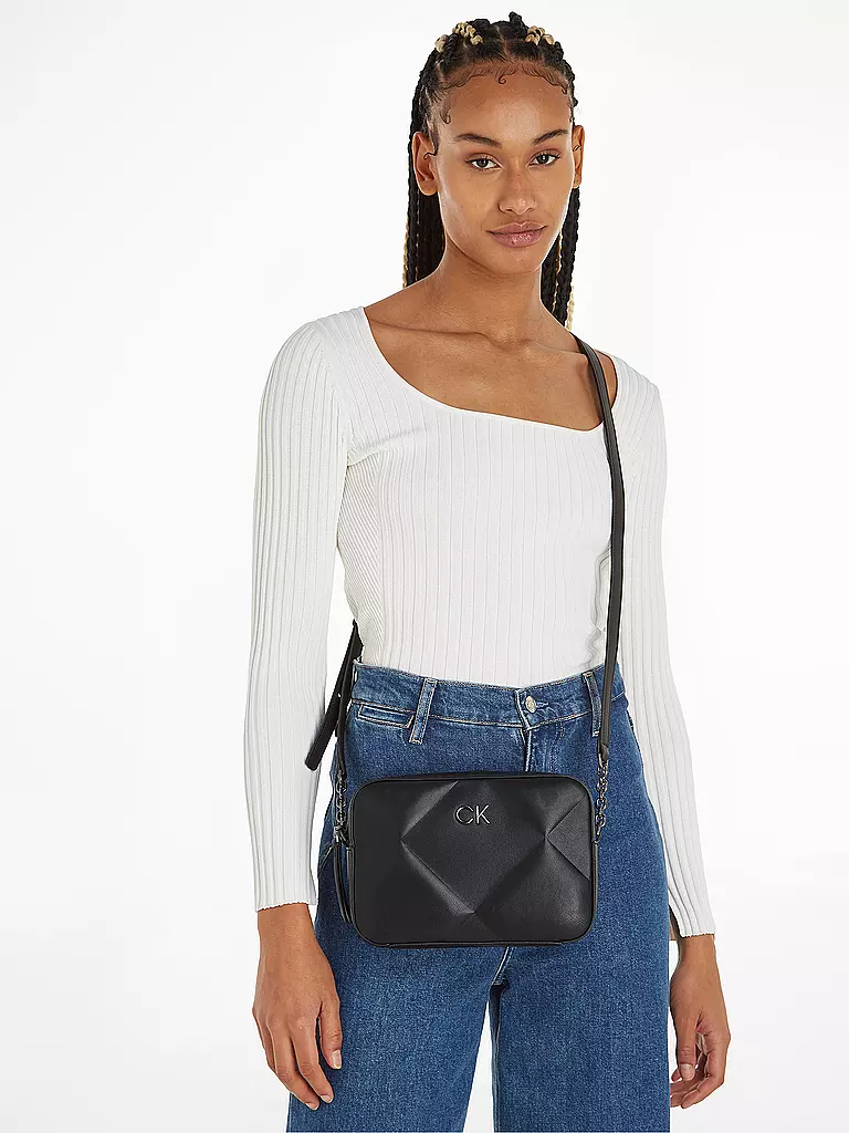 CALVIN KLEIN | Tasche - Mini Bag RE-LOCK | schwarz