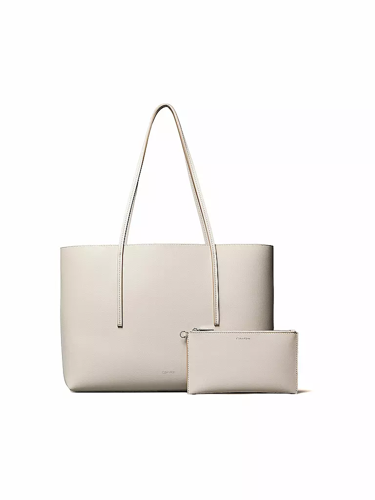 CALVIN KLEIN | Tasche - Tote Bag FOIL | creme