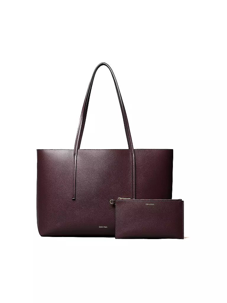 CALVIN KLEIN | Tasche - Tote Bag FOIL | dunkelrot