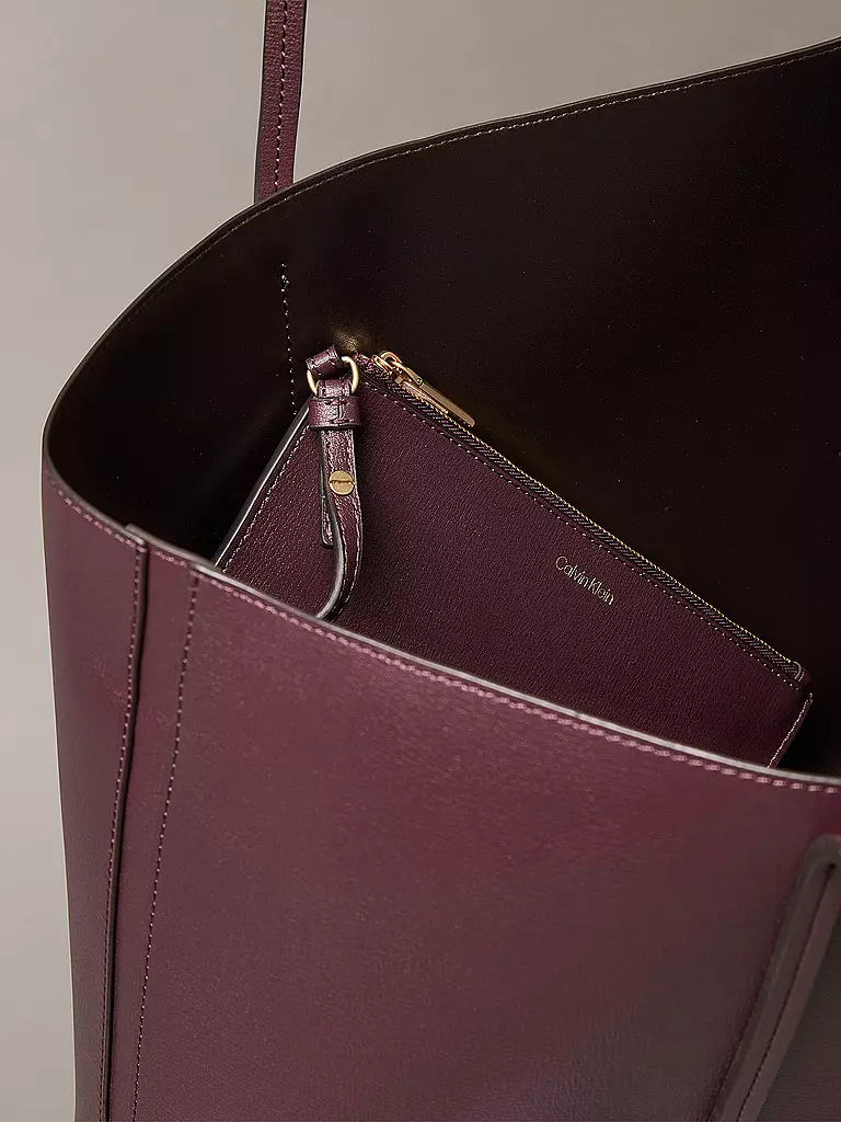 CALVIN KLEIN | Tasche - Tote Bag FOIL | dunkelrot