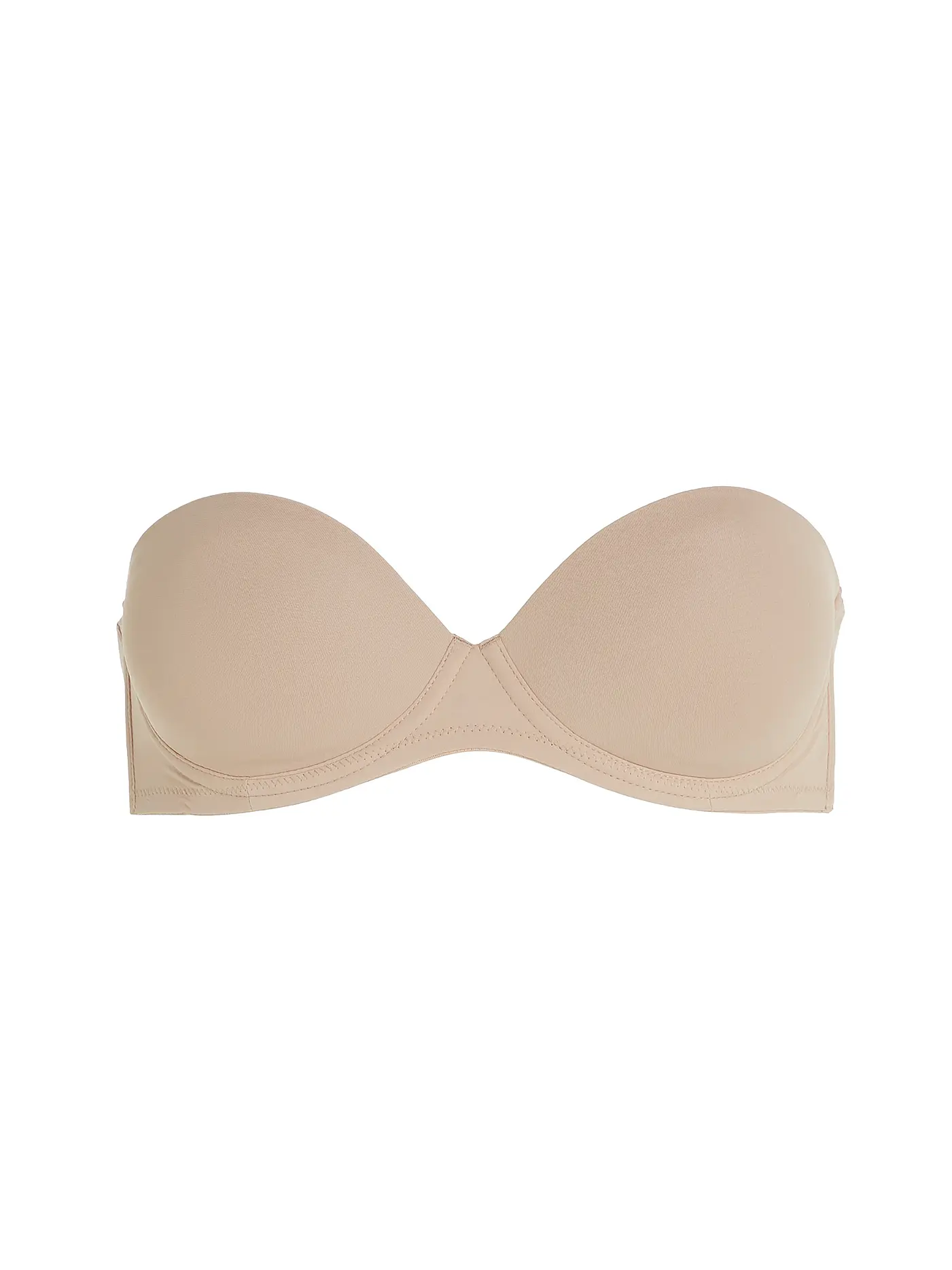 CALVIN KLEIN | Trägerloser Push Up BH "Perfectly Fit" (Sanddune) | beige