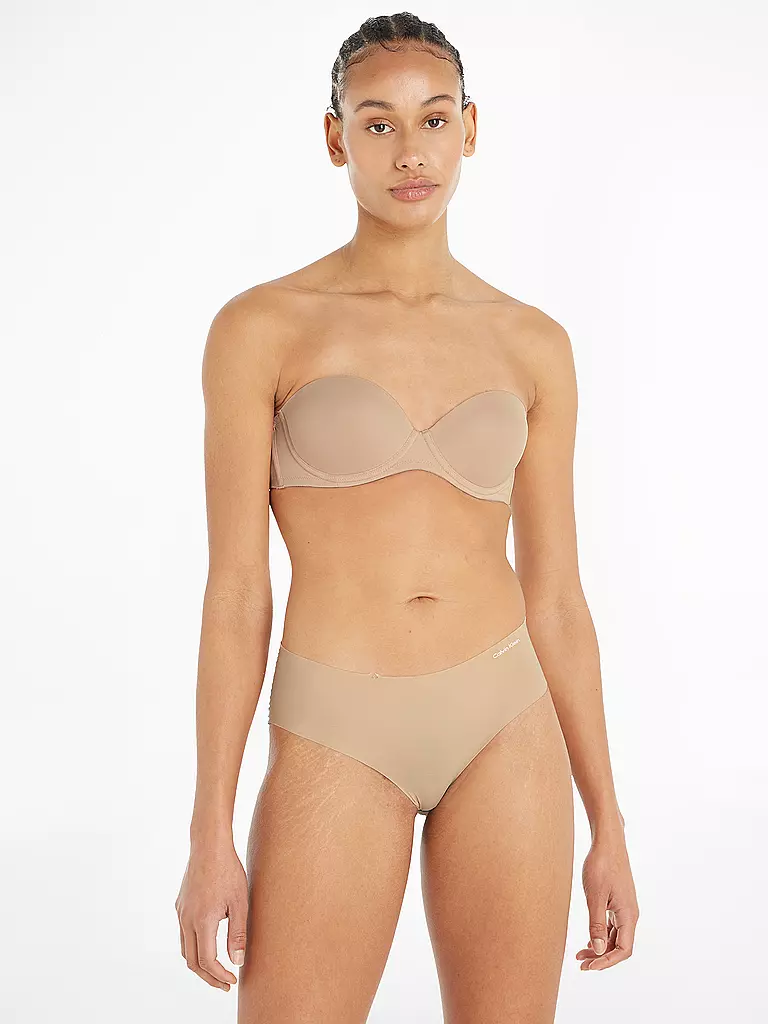 CALVIN KLEIN | Trägerloser Push Up BH "Perfectly Fit" (Sanddune) | beige