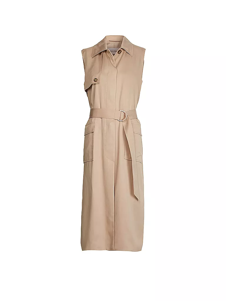 CALVIN KLEIN | Trenchcoat - Utility Weste | beige