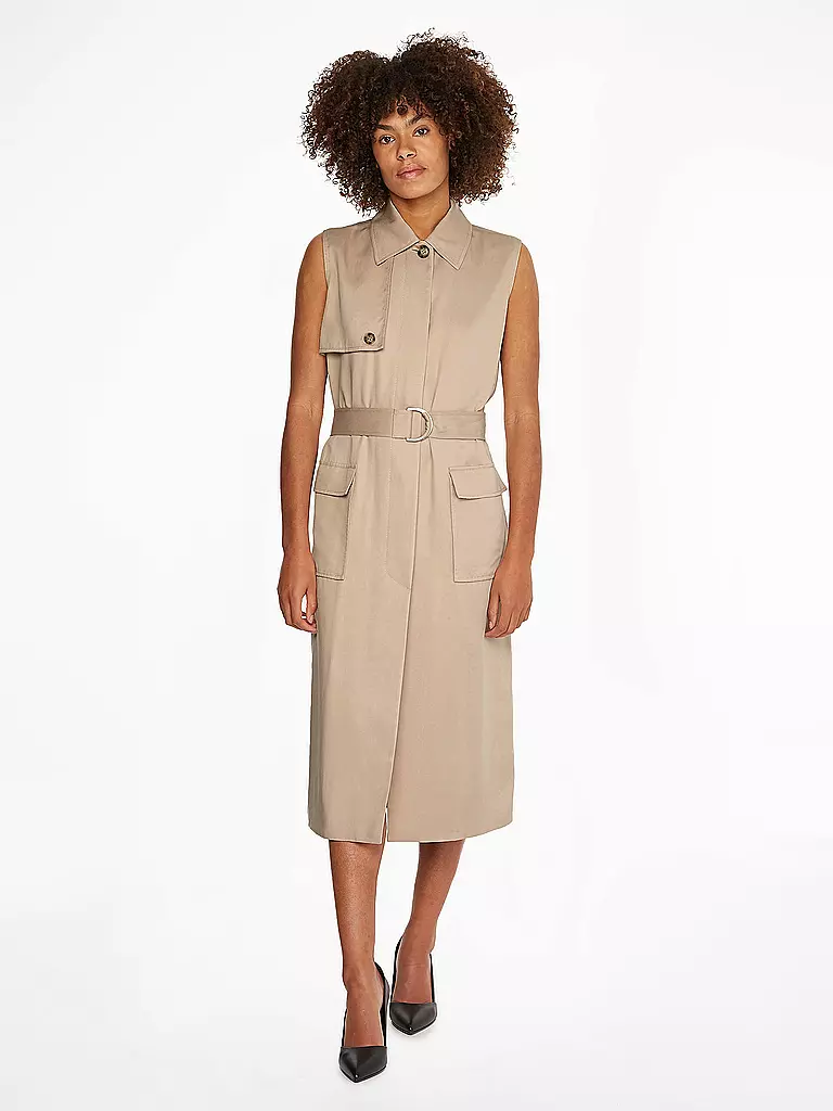 CALVIN KLEIN | Trenchcoat - Utility Weste | beige