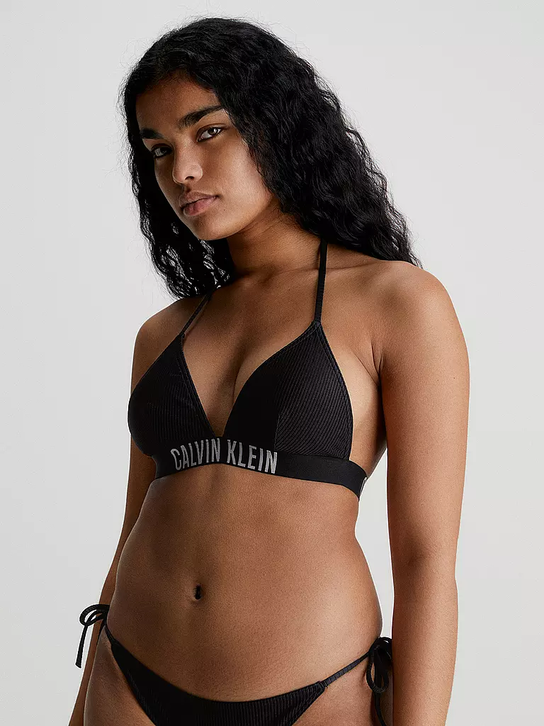 CALVIN KLEIN | Triangle Bikini Top | schwarz