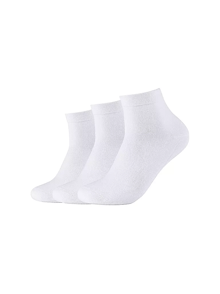 CAMANO |  Sneakersocken 3er Pkg weiss | weiss