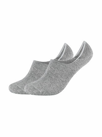CAMANO | Füsslinge 2er Pkg COMFORT INVISIBLE light grey elange