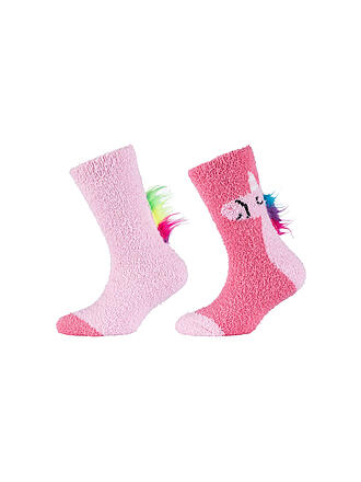 CAMANO | Mädchen Socken 2er Pkg shocking pink