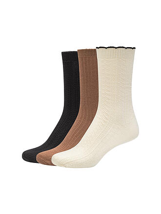 CAMANO | Socken COMFORT 3er Pkg egret