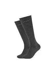 CAMANO | Damen Stutzen 2-er Pkg black | grau